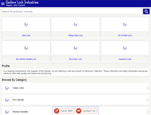 Tablet Screenshot of gedorelock.com
